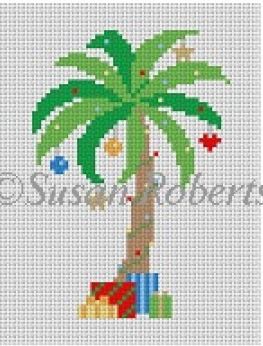 click here to view larger image of Lighted Palm Tree (hand painted canvases)