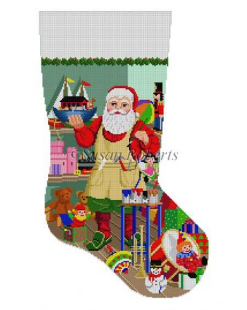 click here to view larger image of Santa Painting Ark (hand painted canvases)