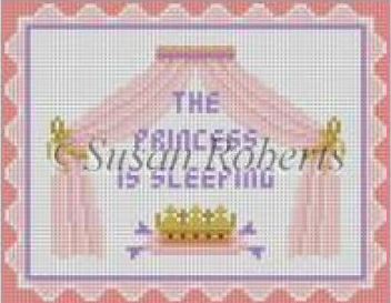 click here to view larger image of Princess Is Sleeping, The (hand painted canvases)
