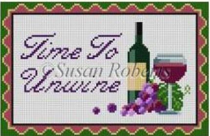 click here to view larger image of Time To Unwine (hand painted canvases)