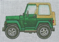click here to view larger image of Hard-Top Jeep (hand painted canvases)