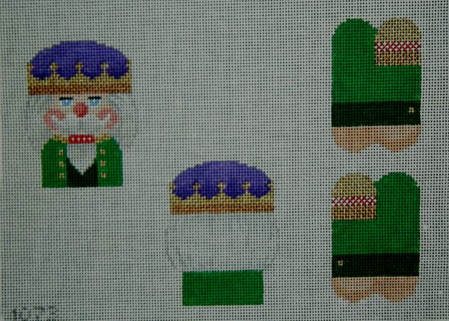 click here to view larger image of Nutcracker Ornament Topper (hand painted canvases)