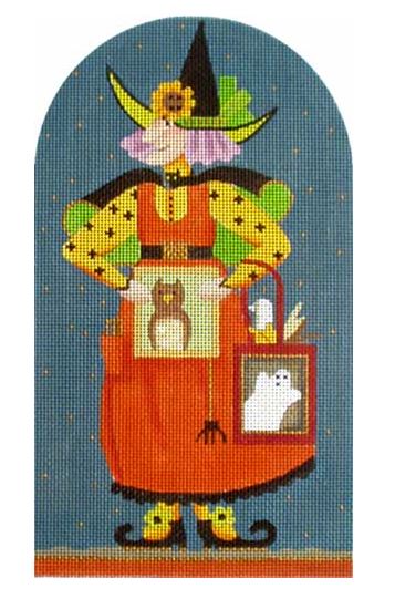click here to view larger image of Owl Witch (hand painted canvases)