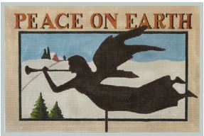 click here to view larger image of Peace on Earth Weather Vane (hand painted canvases)