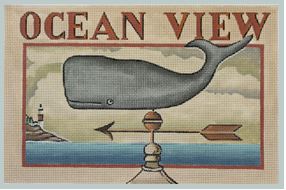 click here to view larger image of Ocean View Weather Vane (hand painted canvases)