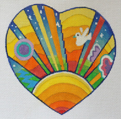 click here to view larger image of Lonely Hearts Club - Sunshine (hand painted canvases)