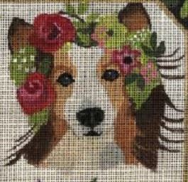 click here to view larger image of Flower Girls - Sheltie/Collie (hand painted canvases)