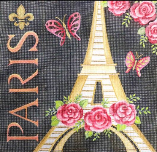 click here to view larger image of Paris Eiffel Tower (hand painted canvases)