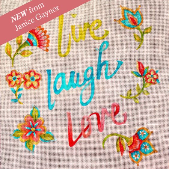 click here to view larger image of Live Laugh Love  (hand painted canvases)