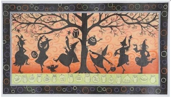 click here to view larger image of Silhowitches (hand painted canvases)