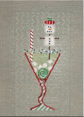 click here to view larger image of Christmas Drink - Marshmallow   (hand painted canvases)