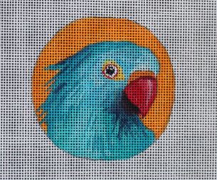 click here to view larger image of Blue Parrot - Insert (hand painted canvases)