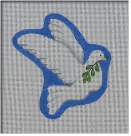 click here to view larger image of Dove  (hand painted canvases)