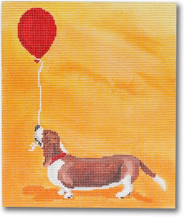 click here to view larger image of Its Your Day Dawg - Basset Hound (hand painted canvases)