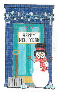 click here to view larger image of January Door (hand painted canvases)