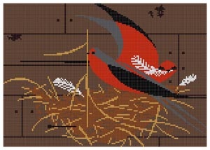 click here to view larger image of Barn Swallow (Red Birds) (hand painted canvases)