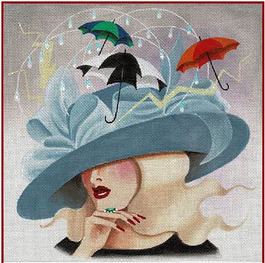 click here to view larger image of Rainy Day Woman (hand painted canvases)