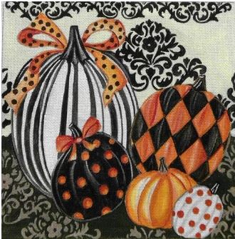 click here to view larger image of Elegant Pumpkins Stitch Guide (books)