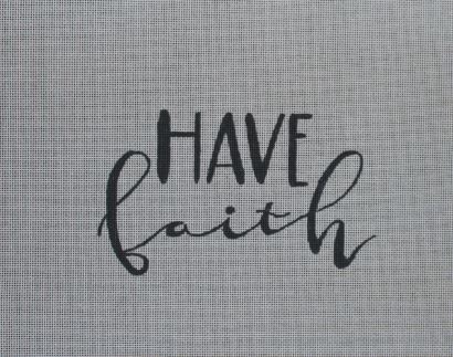 click here to view larger image of Have Faith (hand painted canvases)