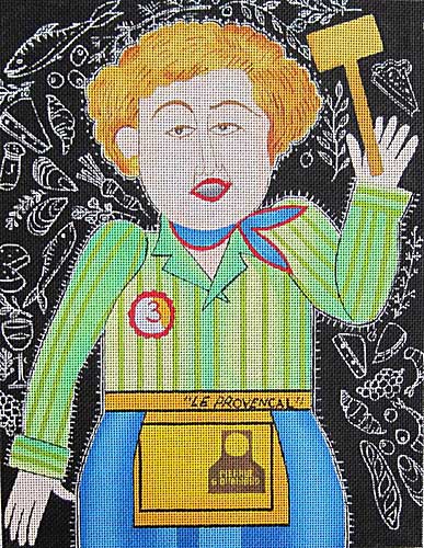click here to view larger image of Julia Child (hand painted canvases)