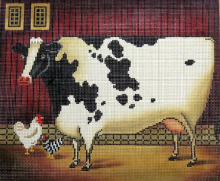 click here to view larger image of Mrs. O'Learys Cow (hand painted canvases)