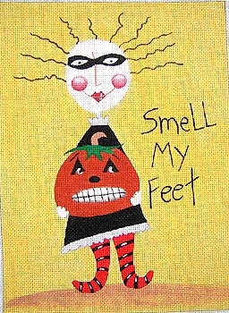click here to view larger image of Smell My Feet (hand painted canvases)