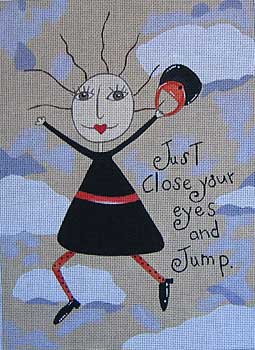 click here to view larger image of Just Jump (hand painted canvases)