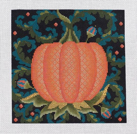 click here to view larger image of Jacobean Pumpkin (hand painted canvases)