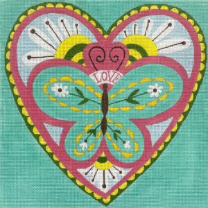 click here to view larger image of Butterfly Love (hand painted canvases)