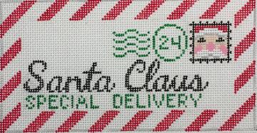 click here to view larger image of Santa Letter Clutch Insert (hand painted canvases)