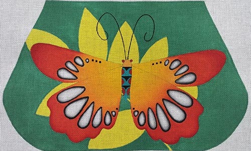 click here to view larger image of Panel - Butterfly Bag - 18M (hand painted canvases)