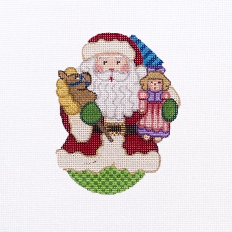 click here to view larger image of Shaped Ornament Santa/Doll LO-11 (hand painted canvases)