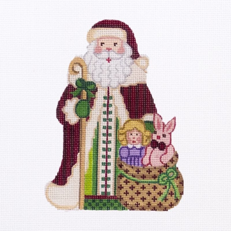 click here to view larger image of Shaped Ornament Santa/Sack LO-2 (hand painted canvases)