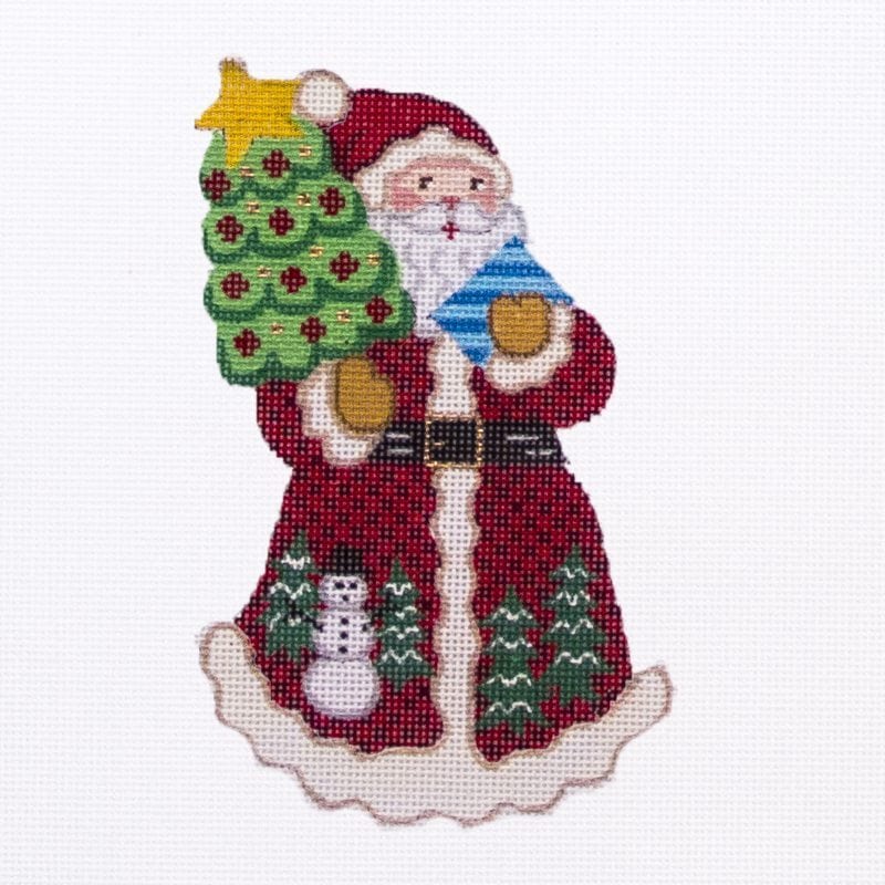 click here to view larger image of Shaped Ornament Santa/Sack LO-20 (hand painted canvases)