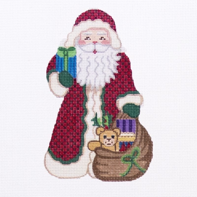click here to view larger image of Shaped Ornament Santa/Sack LO-26 (hand painted canvases)
