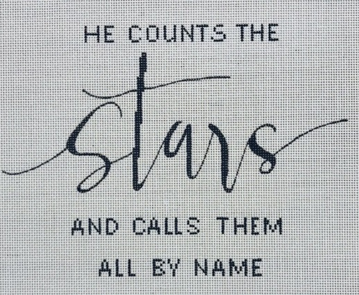 click here to view larger image of He Counts the Stars ..... (hand painted canvases)