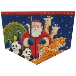 click here to view larger image of Noah Santa Cuff - 13M (hand painted canvases)