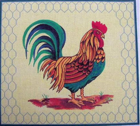 click here to view larger image of Rooster - 13M (hand painted canvases)