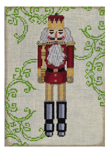 click here to view larger image of Gold Nutcracker (hand painted canvases)