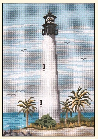 click here to view larger image of Cape Florida Lighthouse - 18M (hand painted canvases)