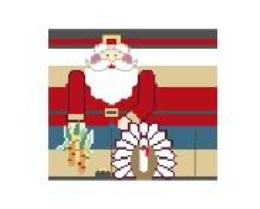 click here to view larger image of Santa Roll Up - November (hand painted canvases)