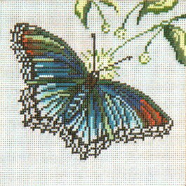 click here to view larger image of Red Spotted Purple (hand painted canvases)