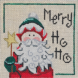 click here to view larger image of Merry HO HO (hand painted canvases)