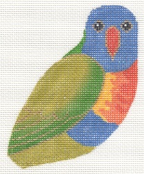 click here to view larger image of Lorikeet (hand painted canvases)