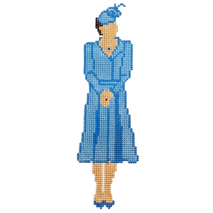 click here to view larger image of Kate Middleton Blue Dress (hand painted canvases)
