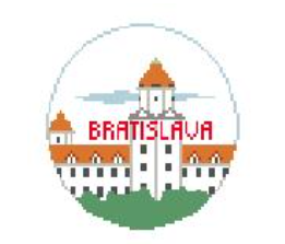 click here to view larger image of Bratislava (hand painted canvases)