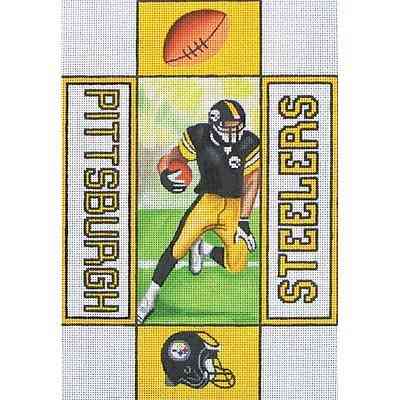 click here to view larger image of Pitts Steelers Brick Cover (hand painted canvases)