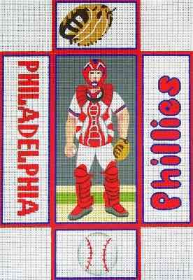 click here to view larger image of Phillies Brick Cover (hand painted canvases)