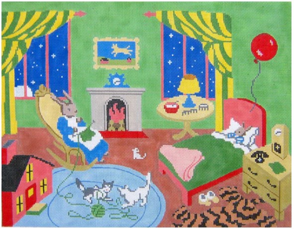 click here to view larger image of Goodnight Moon Great Green Room - 13M (hand painted canvases)