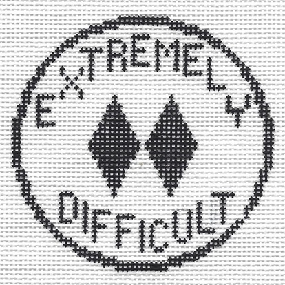 click here to view larger image of Extremely Difficult Merit/Demerit Badge (hand painted canvases)